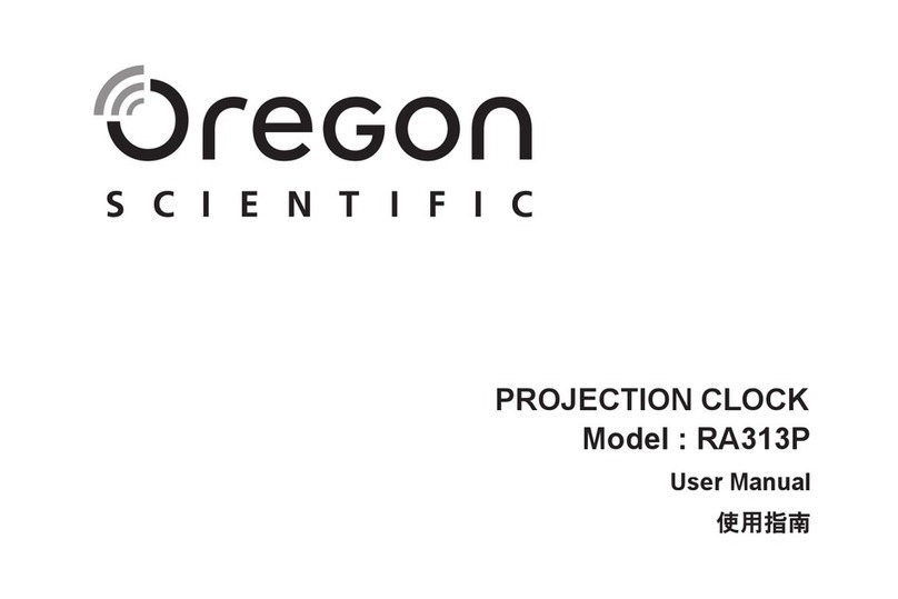 Oregon Scientific RA313P User manual Oregon Scientific RA313P User manual