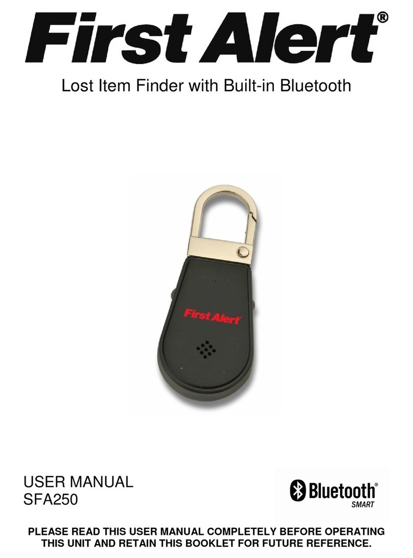 First Alert SFA250 user manual
