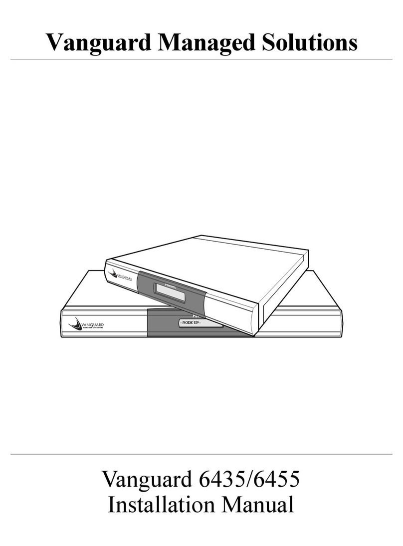 Vanguard 6435 User manual