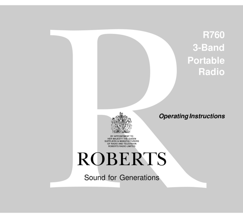 Roberts R760 User manual