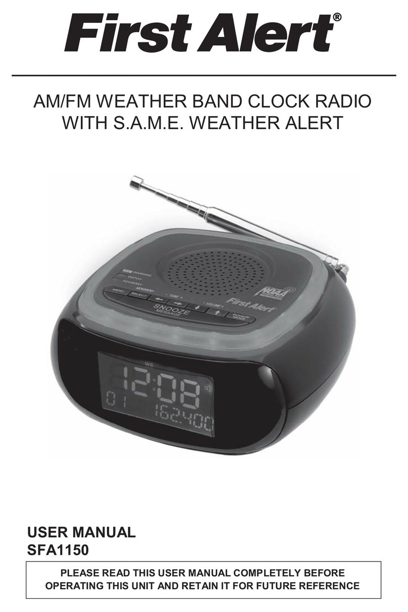 First Alert SFA1150 user manual