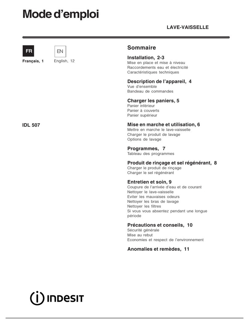 Indesit Idl 507 User manual