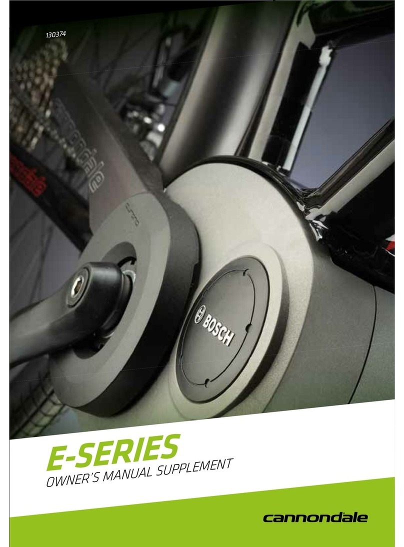 Cannondale 2014 MAVARO Supplemental owner's manual