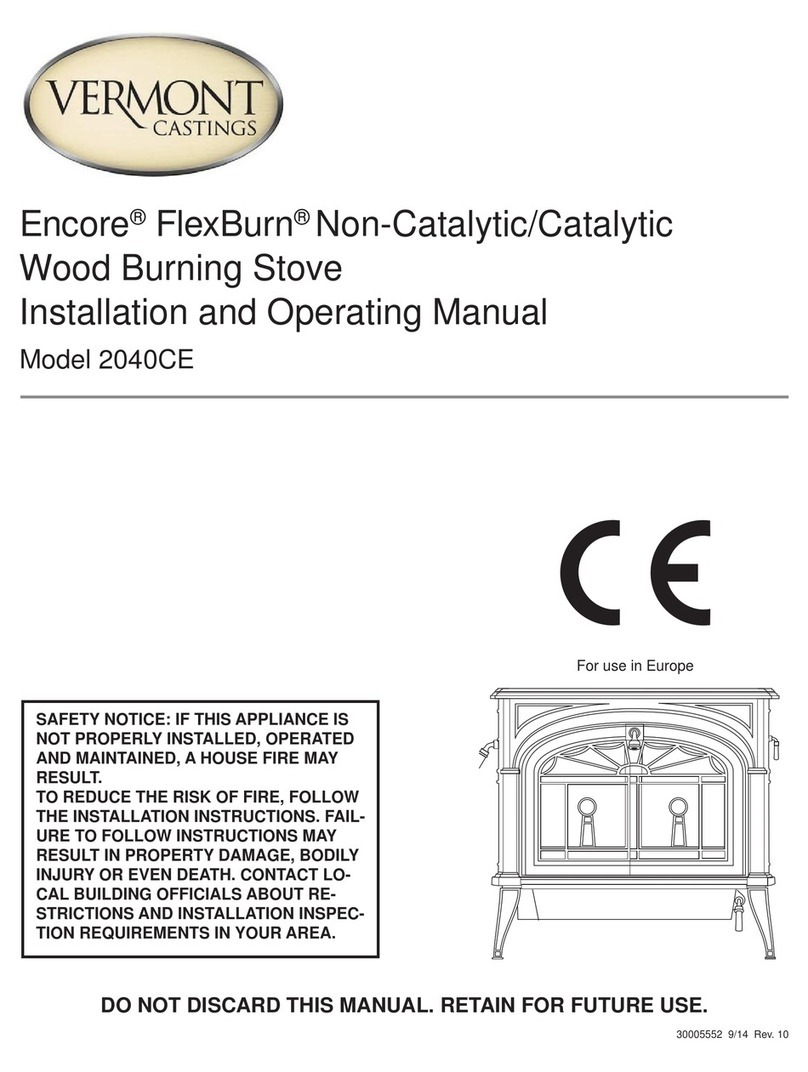 Vermont Castings 2040ce User manual