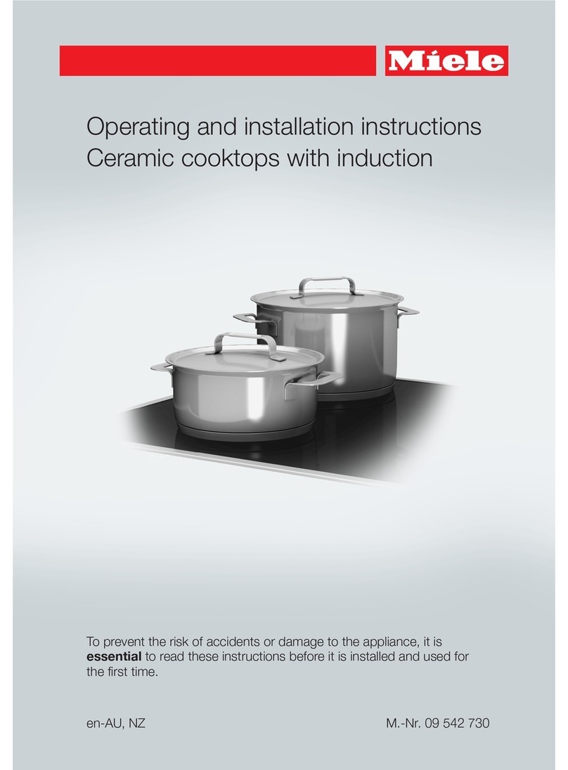 Miele KM 6322 User manual