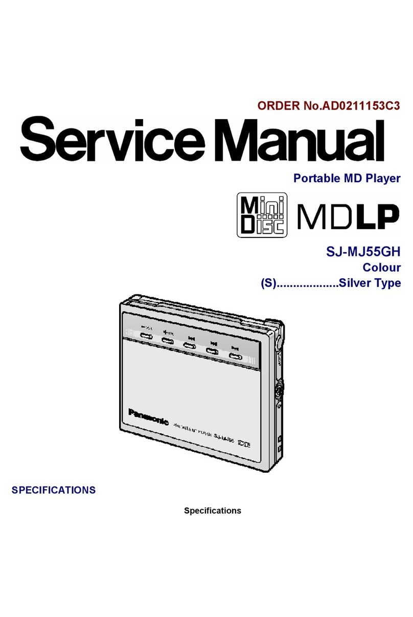 Panasonic SJ-MJ55GH Service manual