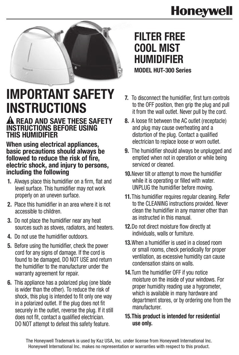 Honeywell HUT-300 Series User manual
