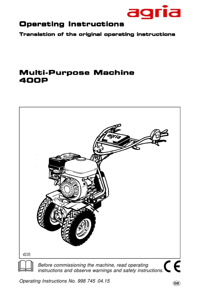 Agria 400P User manual Agria 400P User manual