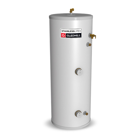 gledhill StainlessLite D120 Design, installation & servicing instructions