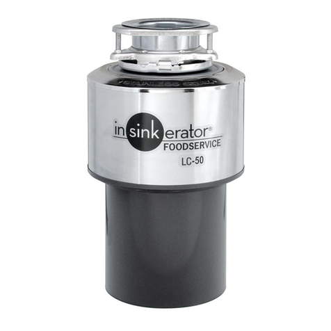 InSinkErator Model LC-50 User manual