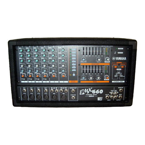 Yamaha EMX 660 User manual