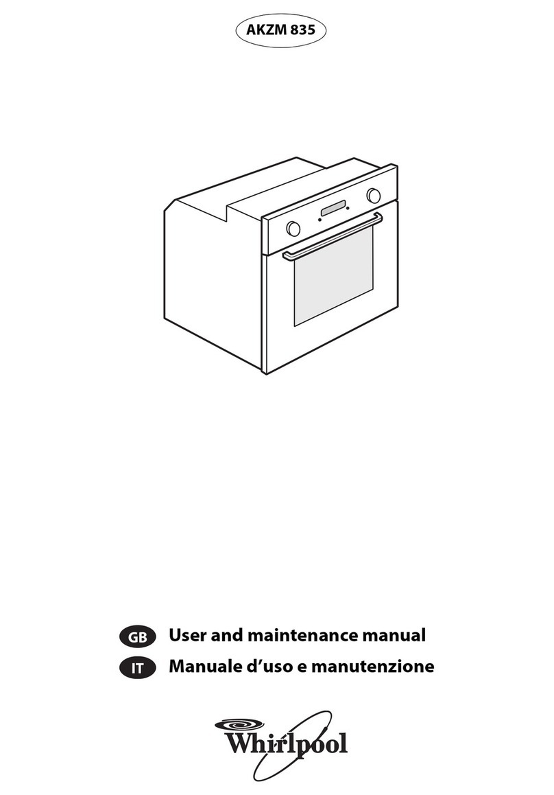 Whirlpool AKZM 835 User and maintenance manual