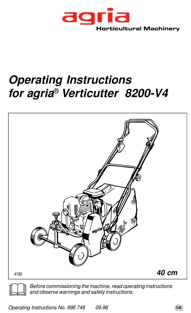 Agria 8200-V4 User manual Agria 8200-V4 User manual