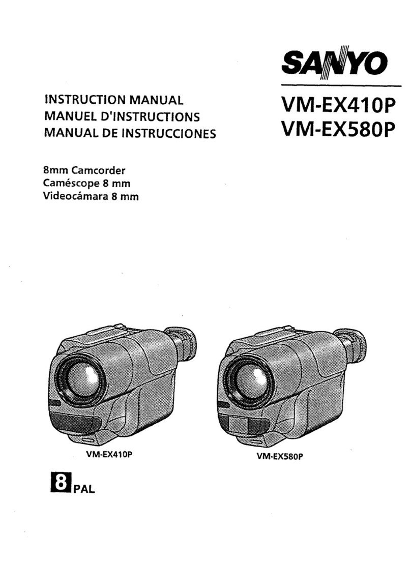Sanyo VM-EX410P User manual