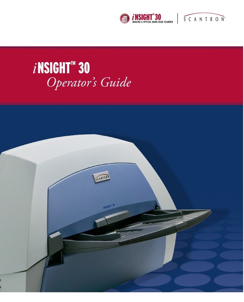 Scantron iNSIGHT 30 Operator's guide