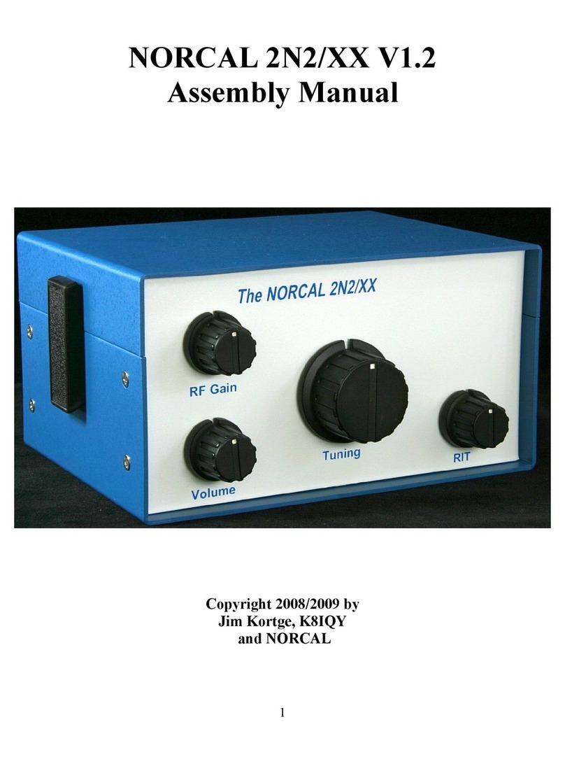 NORCAL 2N2/XX Assembly manual