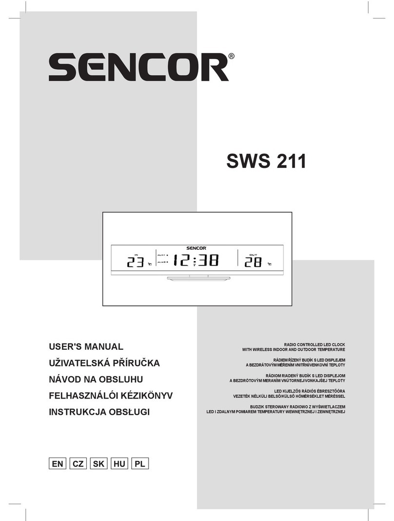 Sencor SWS 211 User manual