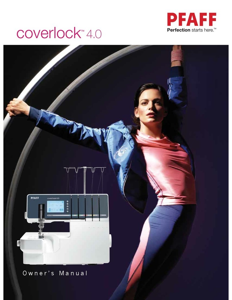 Pfaff COVERLOCK 4.0 - User manual