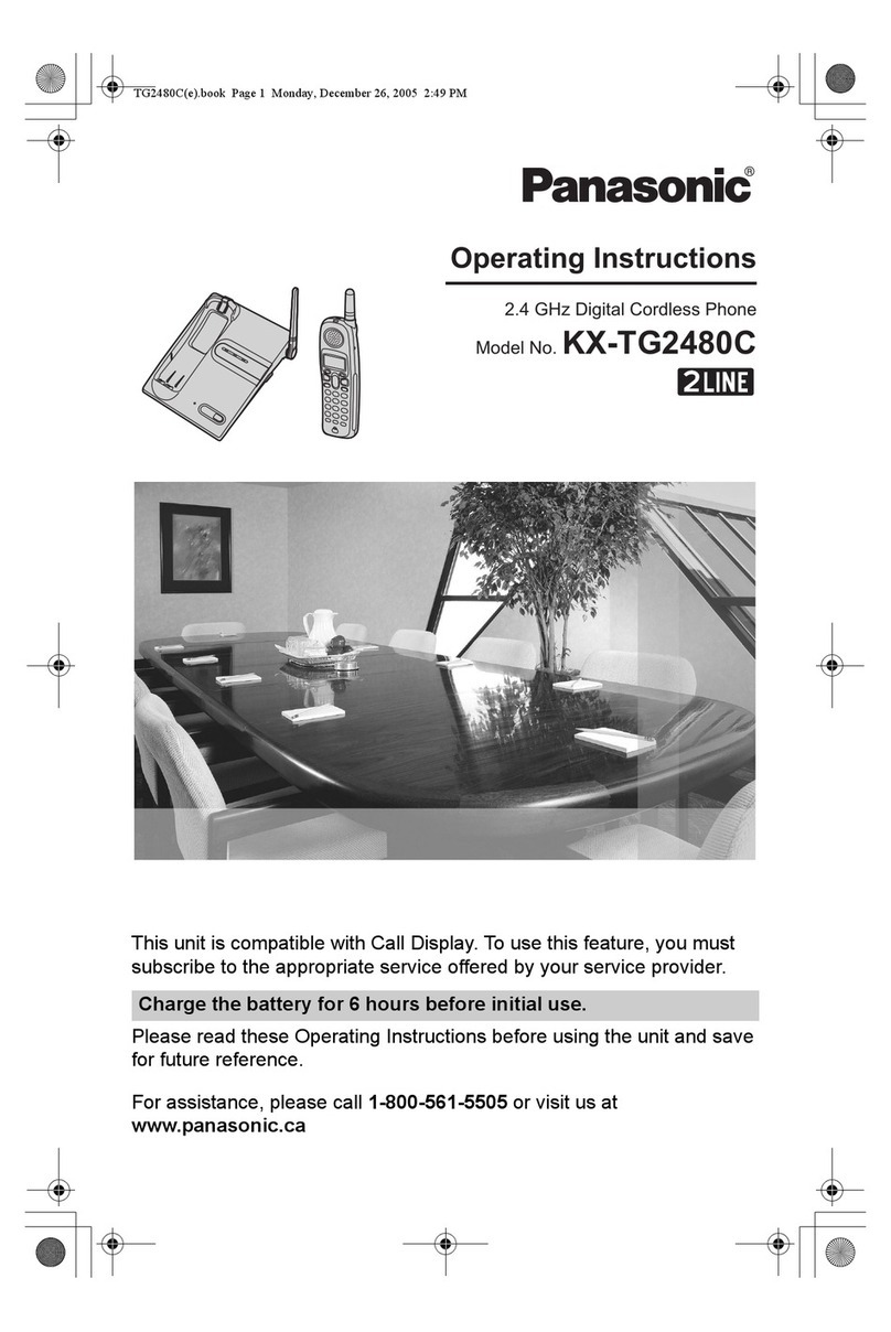Panasonic KX-TG2480C User manual