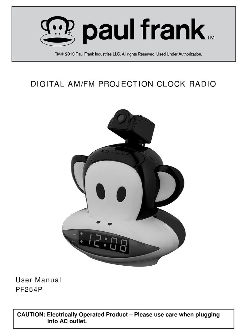 Paul frank PF254P user manual