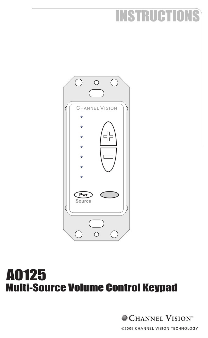 Channel Vision A0125 instructions