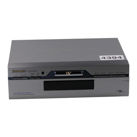Panasonic NV-DV2000 Service manual