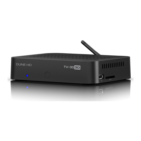 Dune HD TV-303D User manual