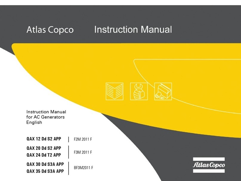 Atlas Copco QAX 12 Dd S2 APP instruction manual