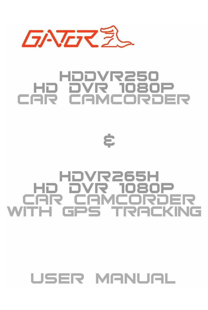 Gator HDDVR250 User manual