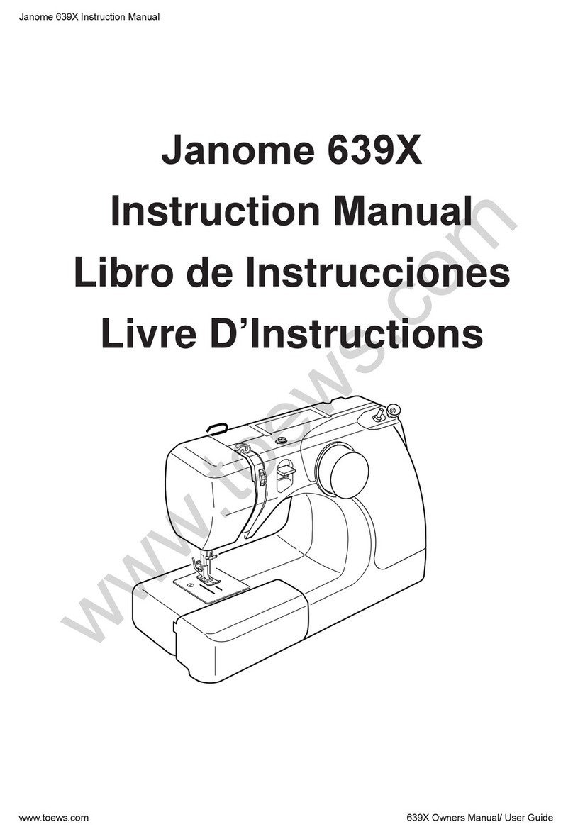 Janome 639X User manual