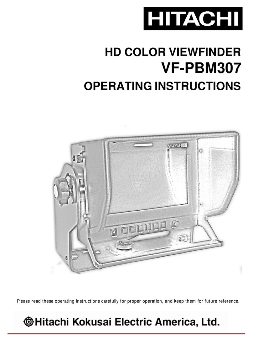 Hitachi VF-PBM307 User manual
