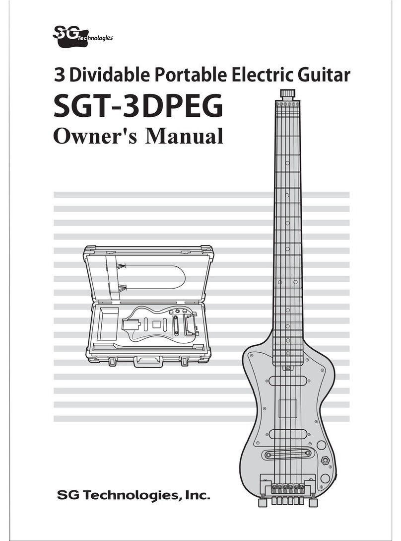SG Technologies SGT-3DPEG owner's manual