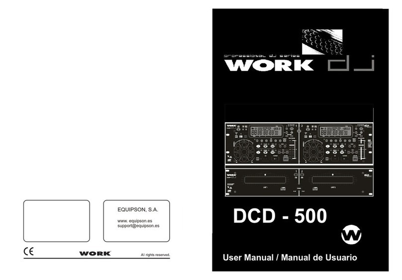 WorkPro DCD-500 user manual