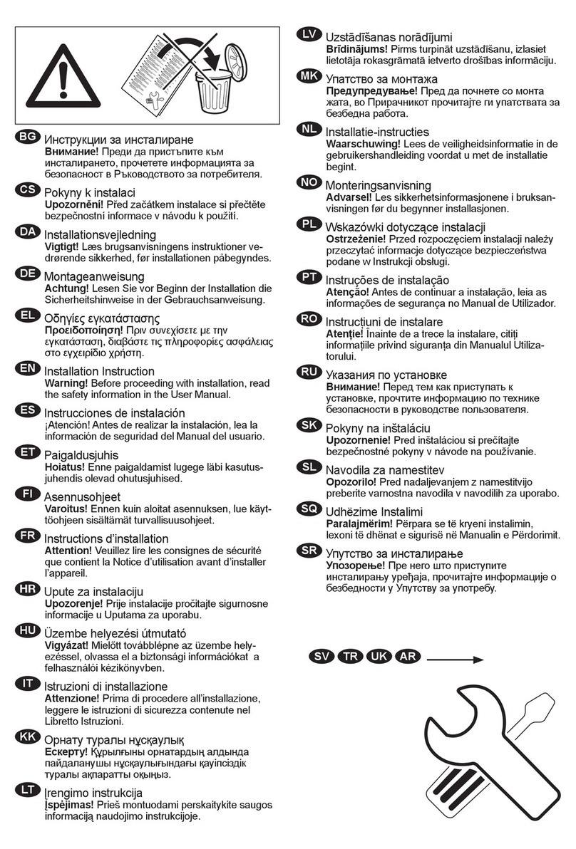 Zanussi ZWF71443W installation instructions