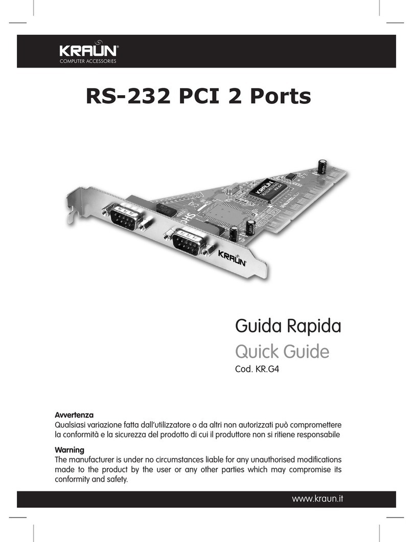 Kraun RS-232 quick guide