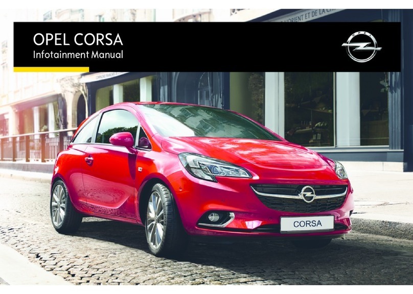 Opel 2016 CORSA E Infotainment manual