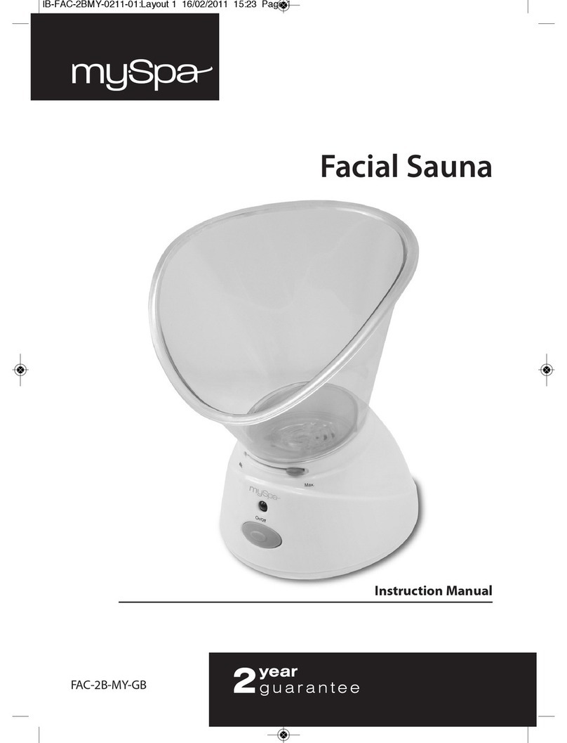 Myspa FAC-2B-MY-GB instruction manual