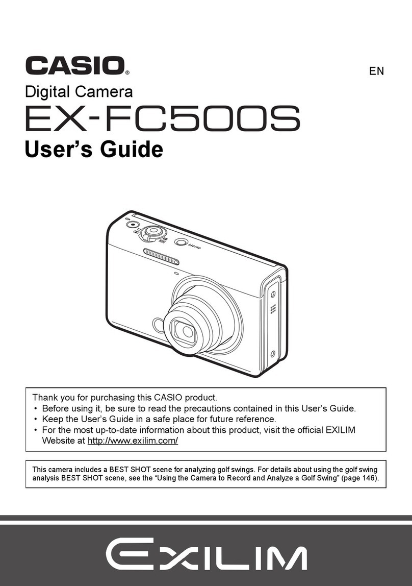 Casio Exilim EX-FC500S User manual