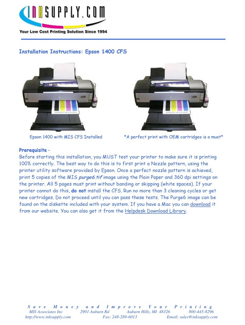 Epson 1400 CFS User manual