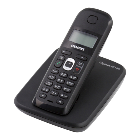 Siemens Gigaset AS180 User manual
