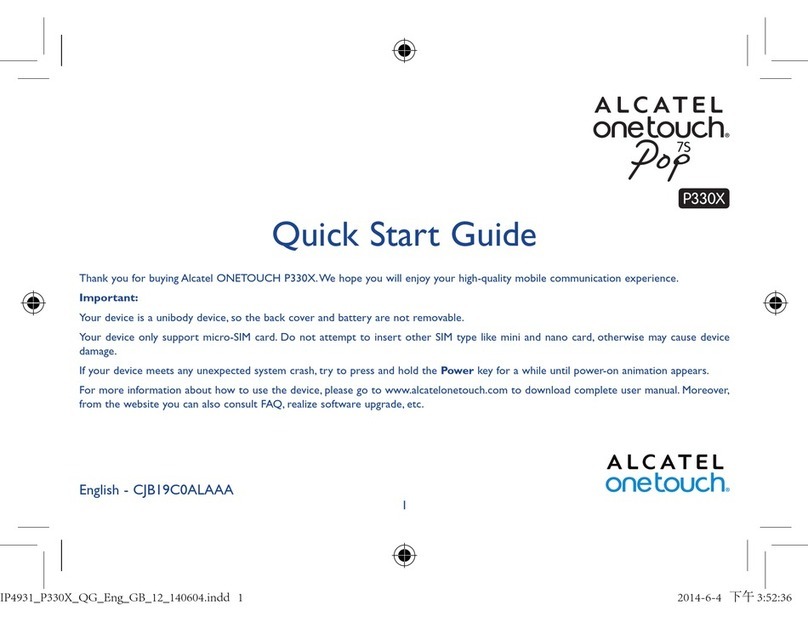 Alcatel ONETOUCH POP 7S P330X User manual