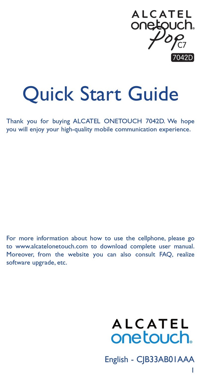 Alcatel ONETOUCH 7042D User manual
