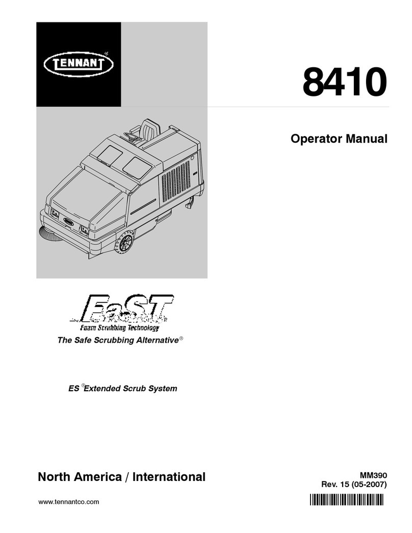 Tennant 8410 Operator's manual