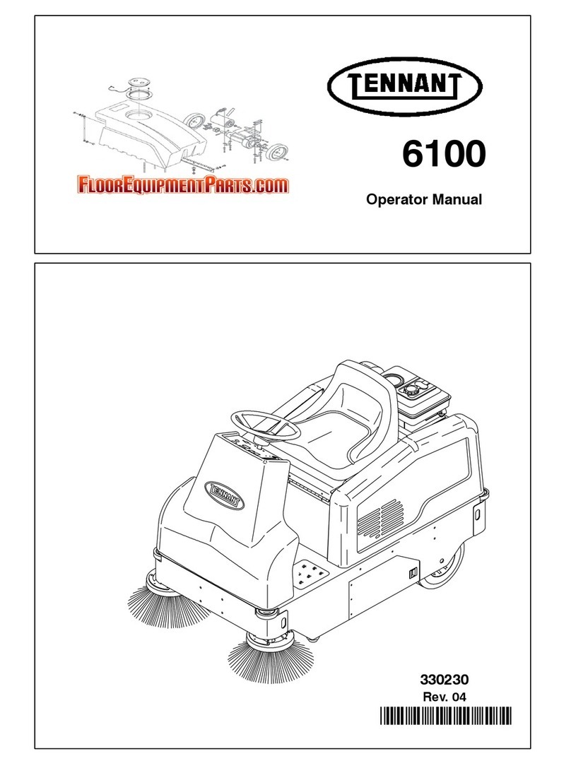 Tennant 6100 User manual
