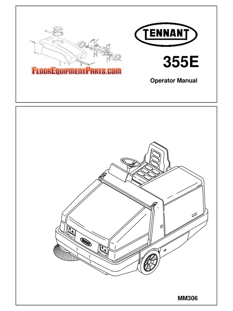 Tennant 355E Operator's manual