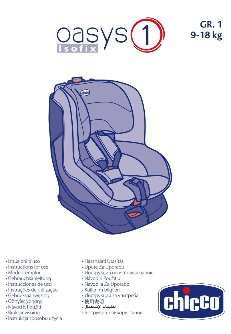 Chicco Oasys 1 isofix Instructions for use