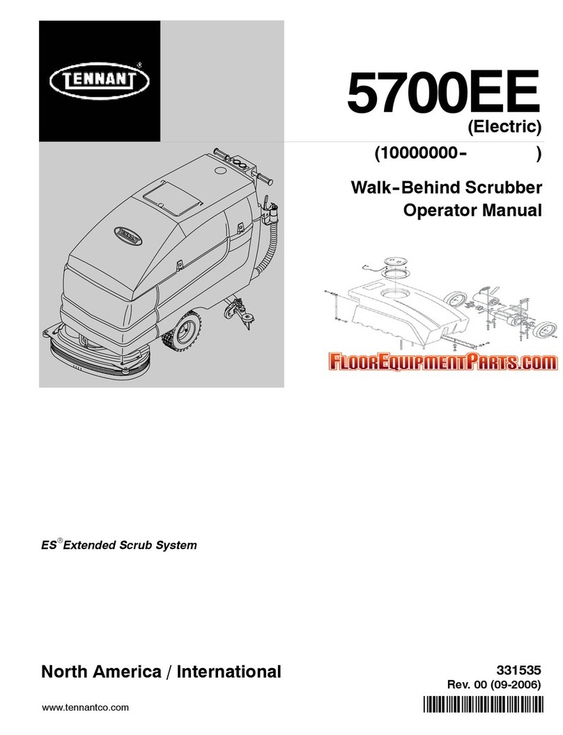 Tennant 5700EE User manual