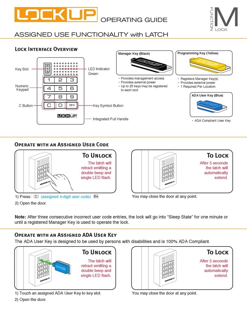 LockUP LockUp M User manual