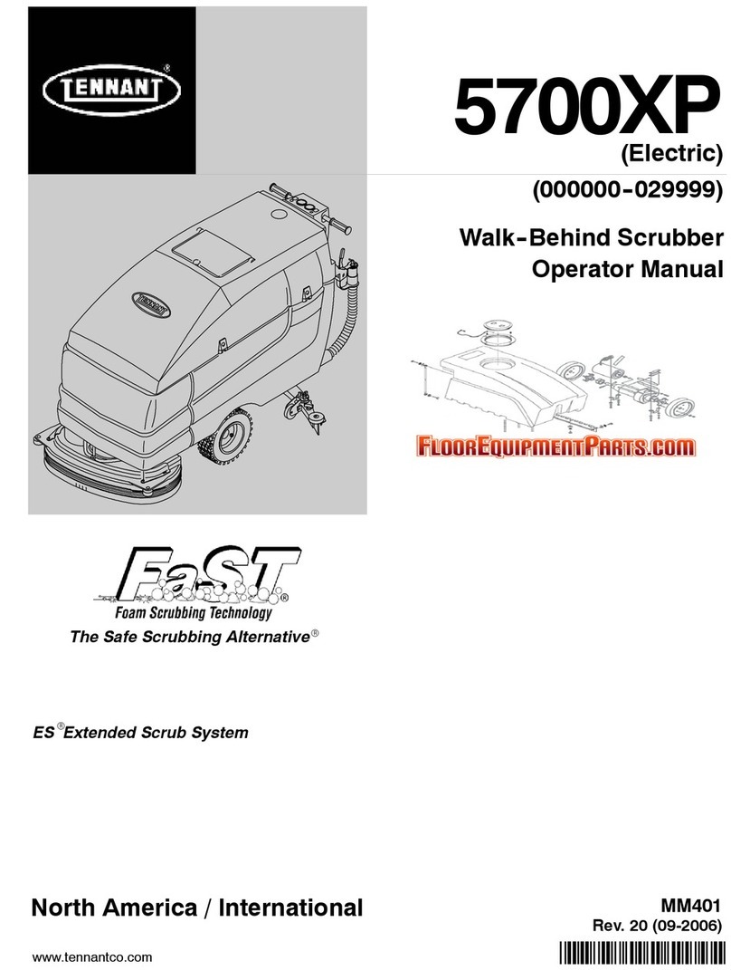 Tennant 5700XP Operator's manual
