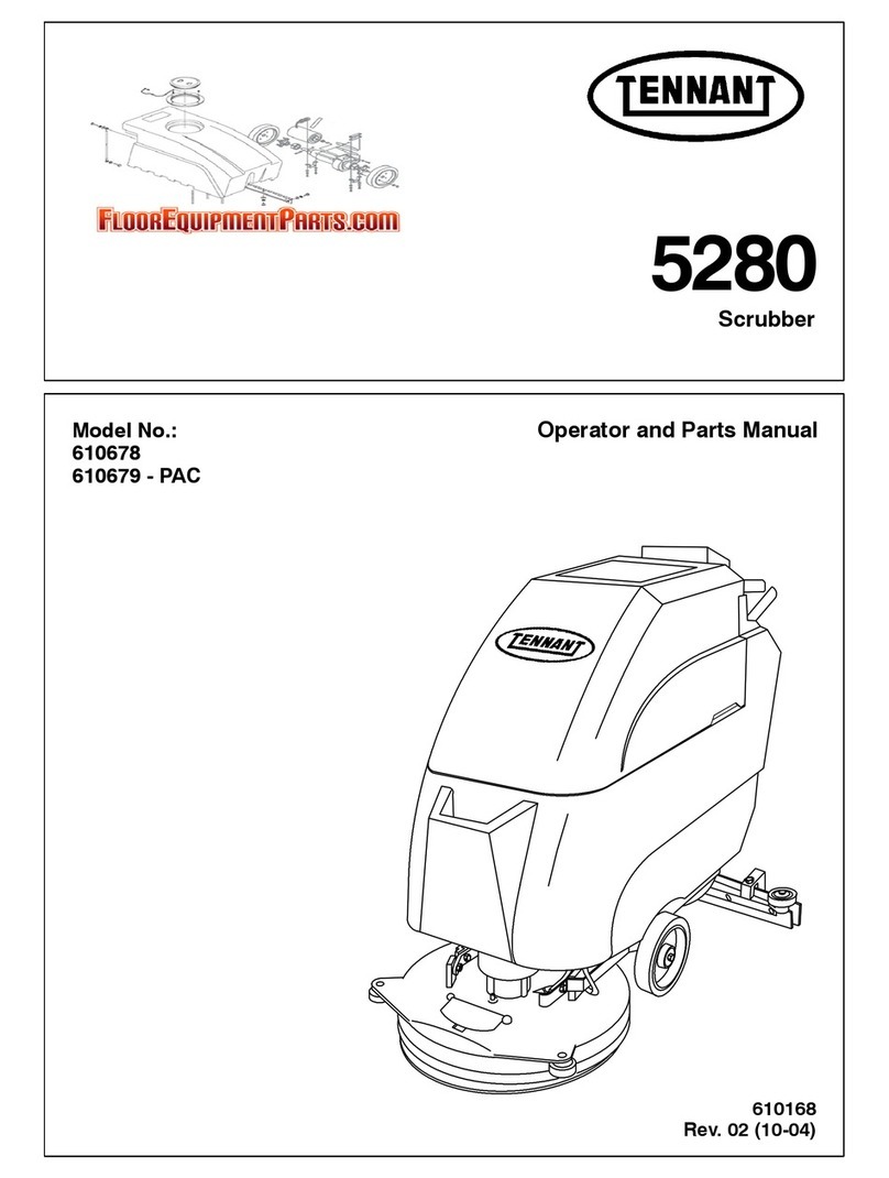 Tennant 5280 Operator and parts manual